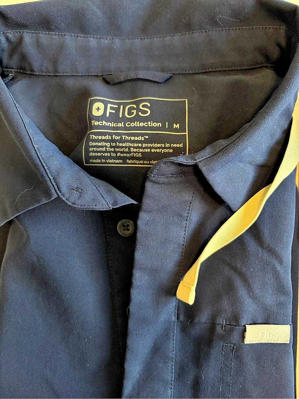 FIGS Technical Collection Scrub Set in Blue Size Medium SKU0133 - Picture 3 of 8